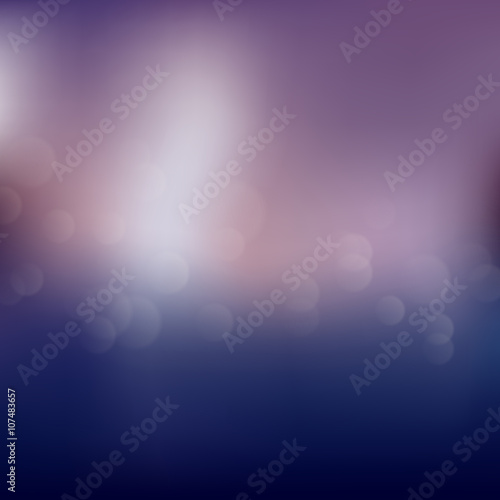 Magic blurred abstract background with highlights. Vector illustration. 