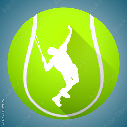 Tennis Player Silhouette