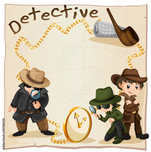 Detectives looking for clues
