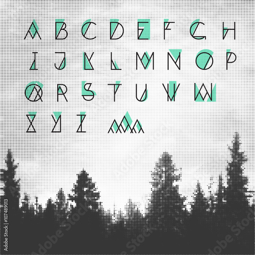 Hipster Alphabet