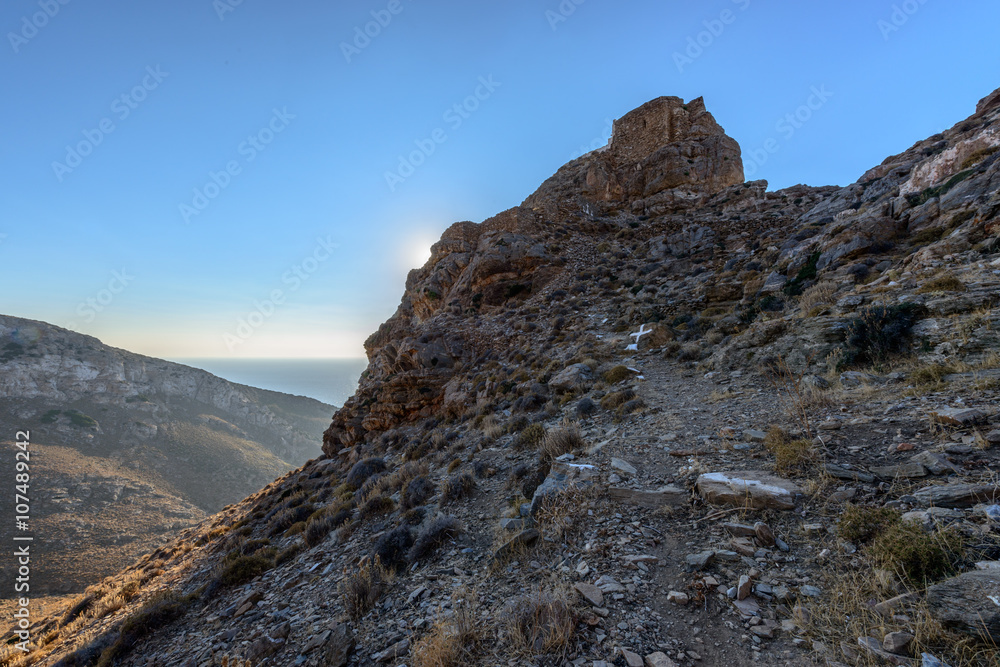 Fototapeta premium Castle of Oria or Katakefalo