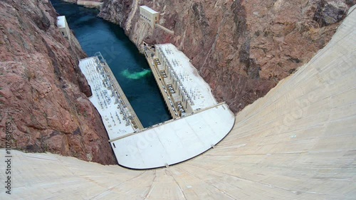 View of the Hoover Dam in Nevada, USA