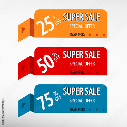 Super sale discounts.