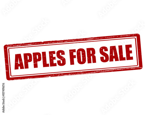 Apples for sale