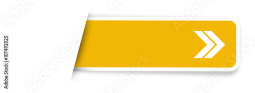 the yellow label with arrow