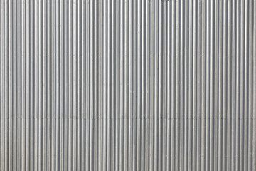 Corrugated metal roof picture taken from above, industrial background or texture.