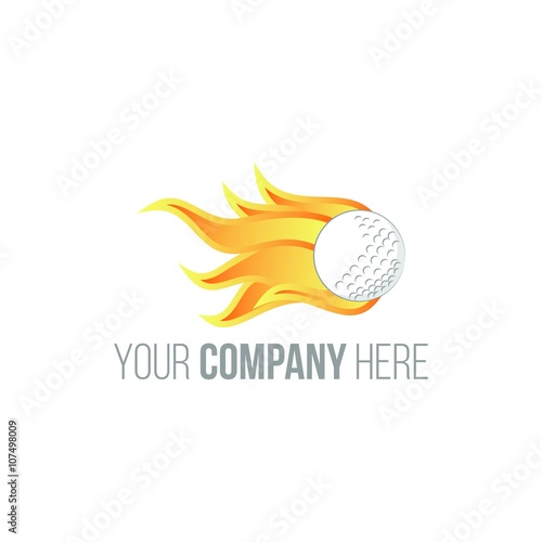 golf logo icon vector