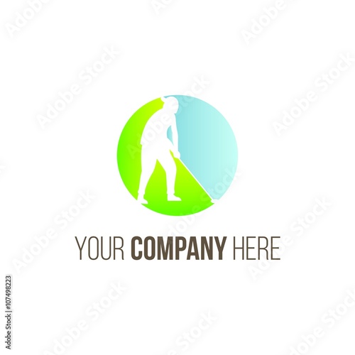 golf logo icon vector