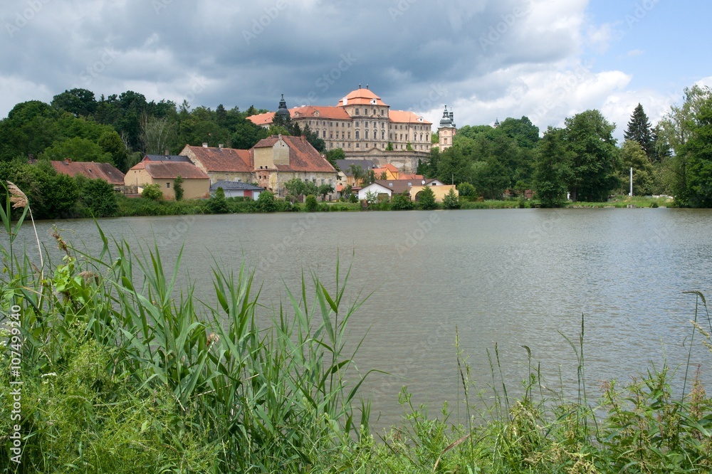 Convent in Chotesov in the western Bohemia, Czech republic