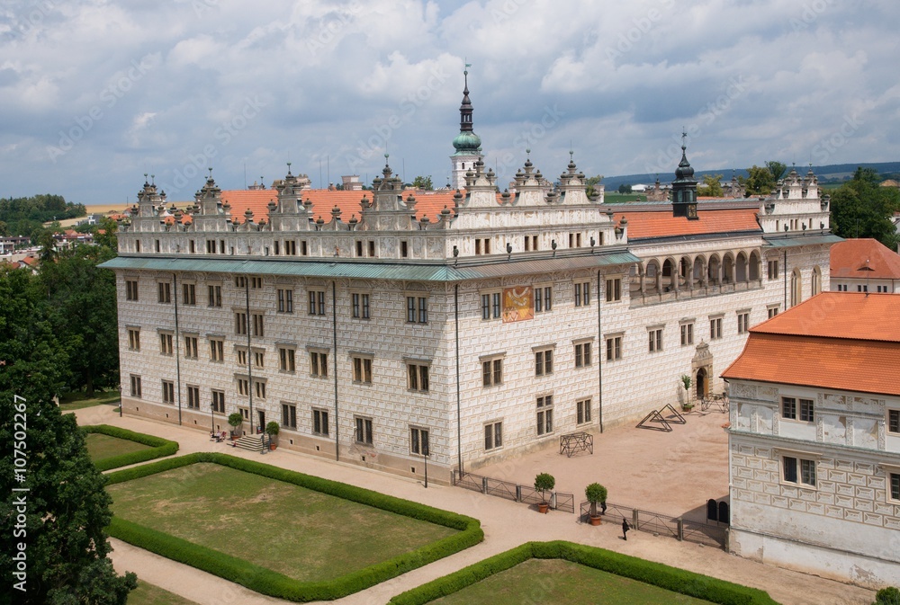 Renaissance castle Litomysl in eastern Bohemia, Czech Republic