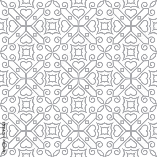 Vector seamless pattern background in grey.