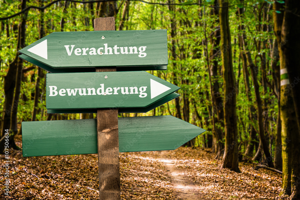 Schild 98 - Bewunderung