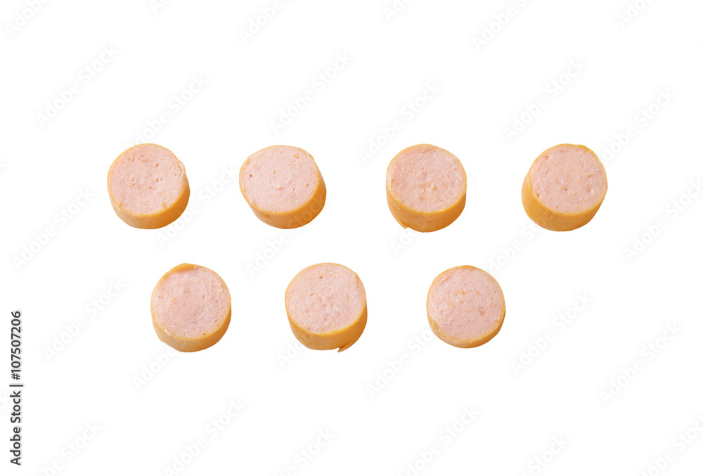Sliced Vienna sausage Sliced Vienna sausage