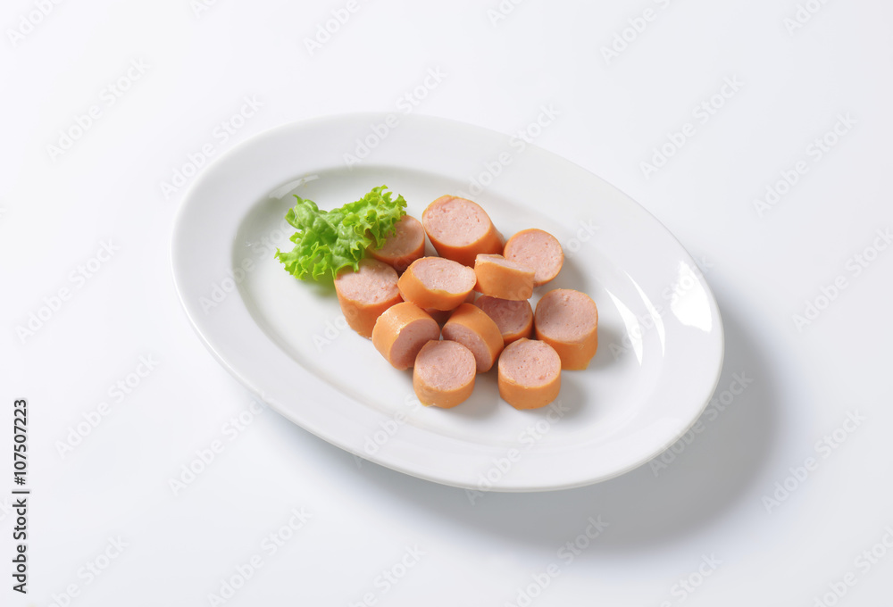 Sliced Vienna sausage Sliced Vienna sausage