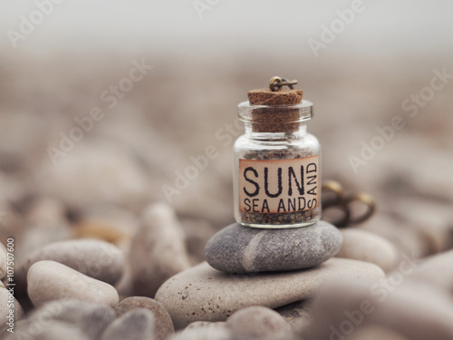 sun, sea and sand bottle