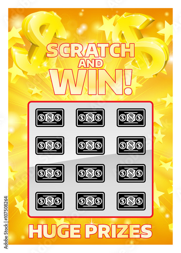 Lottery Instant Scratchcard