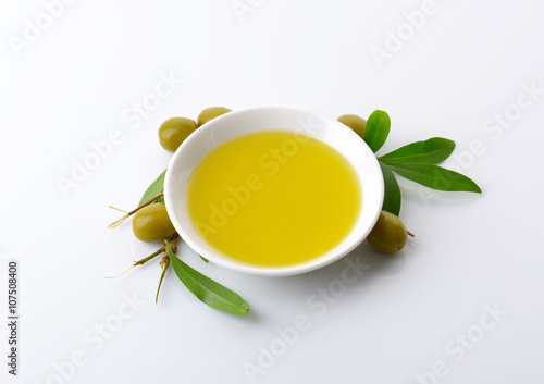 Bowl of olive oil