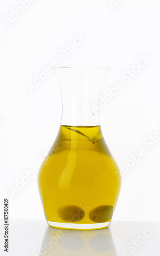 Olive oil in carafe