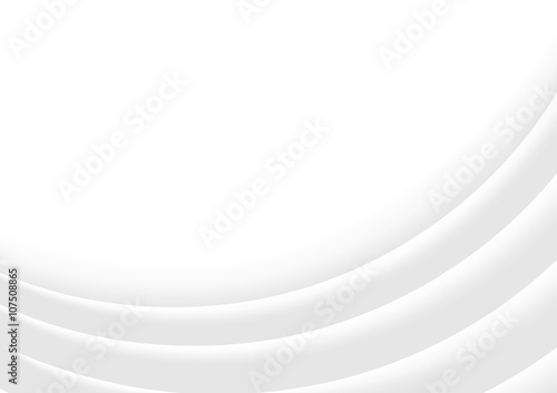 White 3D Contour Lines - Ab...