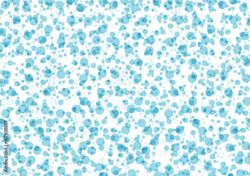 Blue Bubble Texture - Background Illustration, Vector