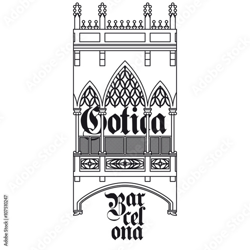 BARCELONA GOTHIC. Pont del carrer del Bisbe