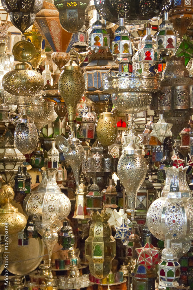 Lampen Laternen Geschäft Medina Marrakesch