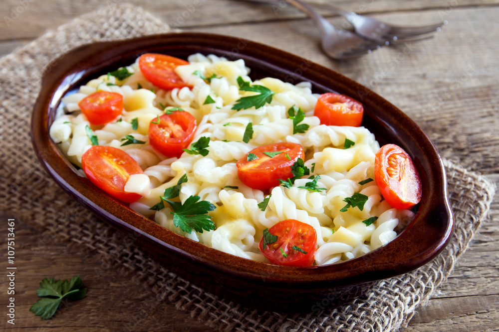 Pasta casserole with tomatoes Pasta casserole with tomatoes