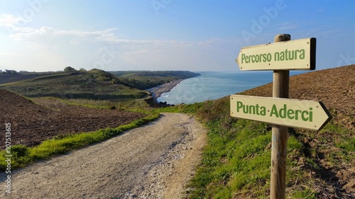 Quadro su tela Riserva naturale di punta aderci