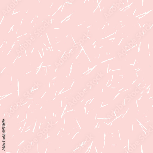 Seamless freehand drawn background uneven texture with random strokes