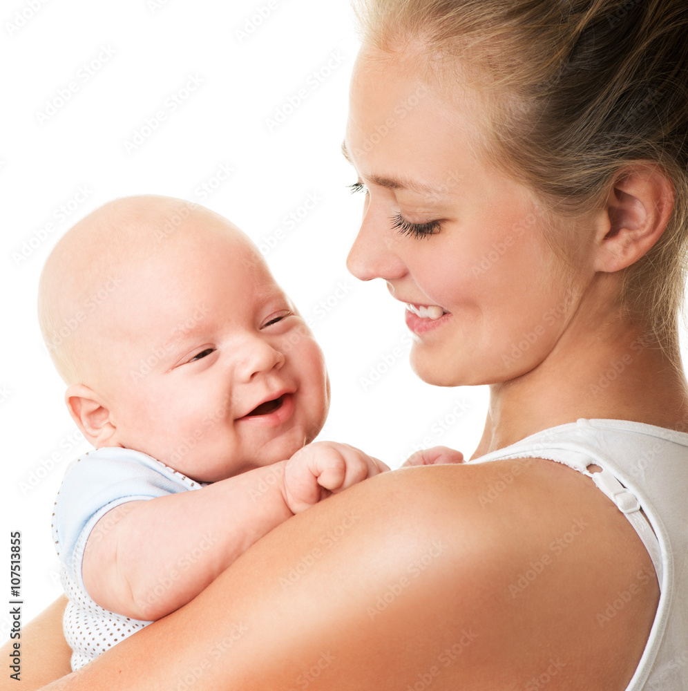 Mother and baby. Happy family. Mom's love and tenderness. Mother and baby. Happy family. Mom's love and tenderness.