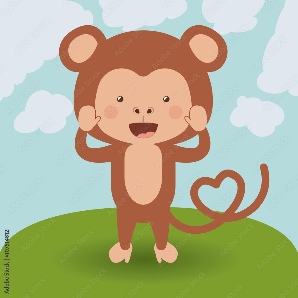 cute monkey design cute monkey design