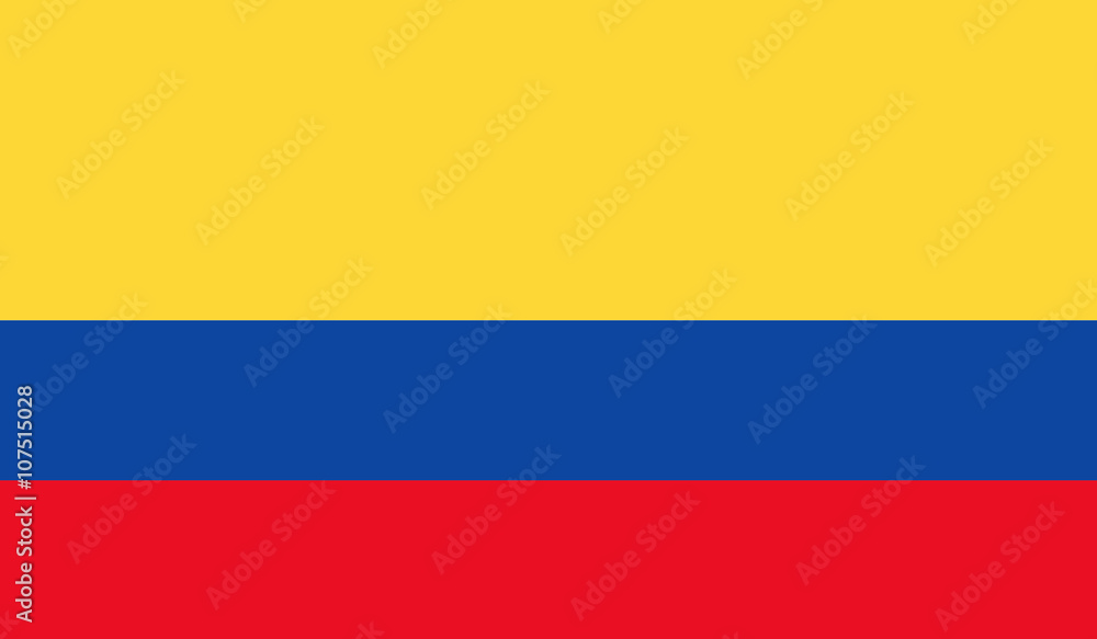 Naklejka premium Colombia flag