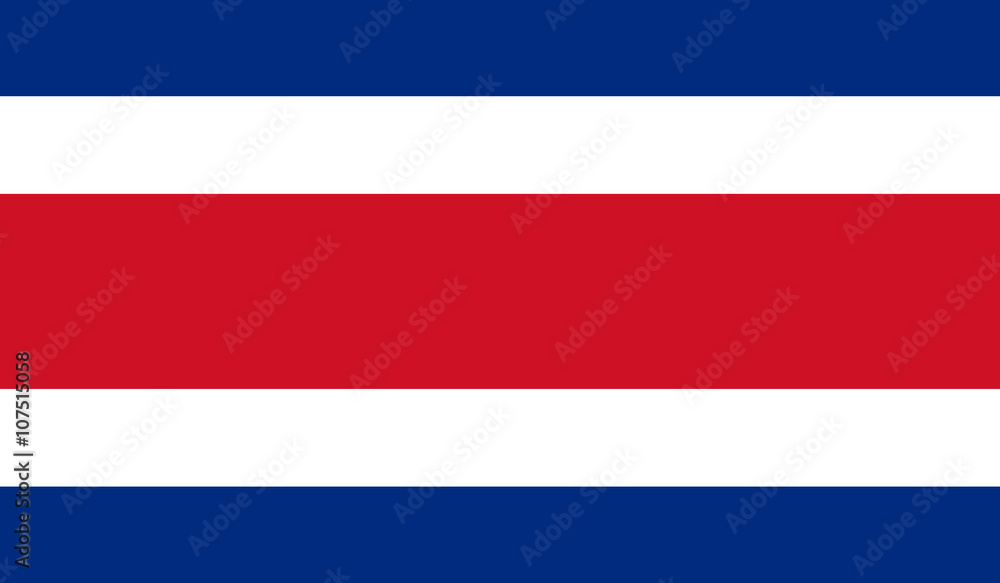 Fototapeta premium Costa Rica Flag﻿