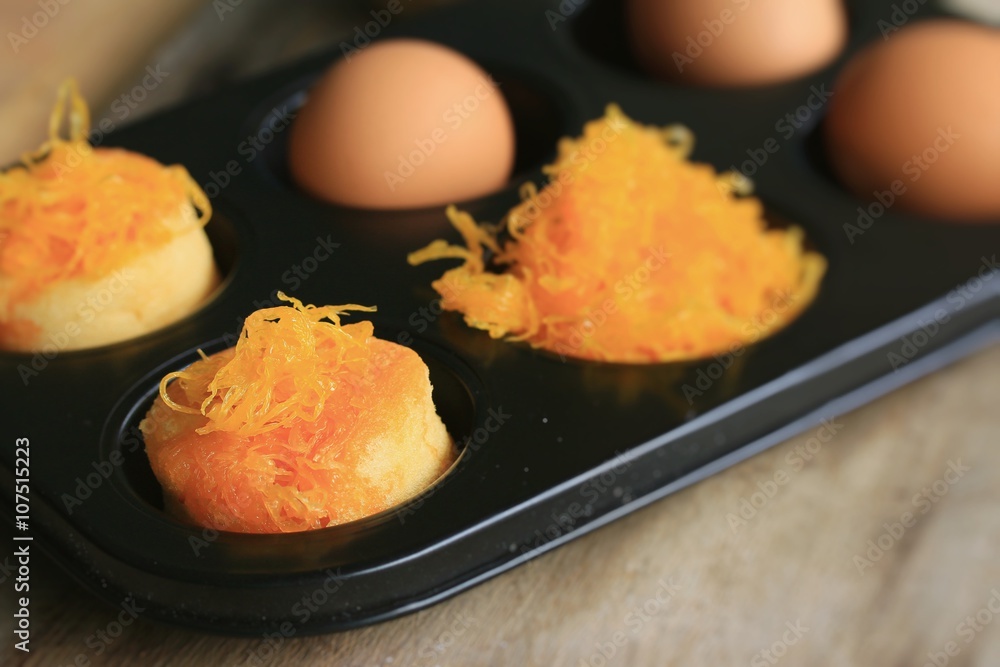 cake gold egg thread cake gold egg thread