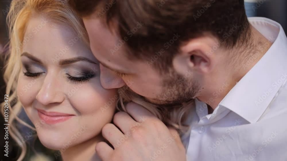 Beatiful bride and groom in the stylish interior. Serenity Beatiful bride and groom in the stylish interior. Serenity