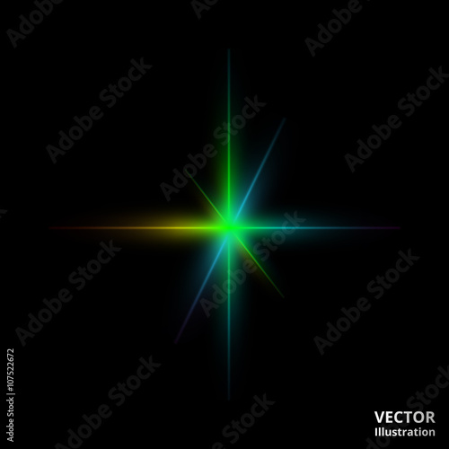 Dark abstract background with glitter. Vector illustration.