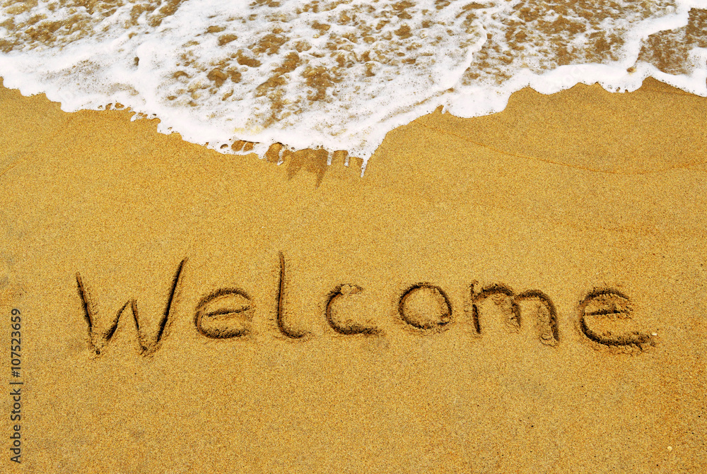 Fototapeta premium Welcome to the beach