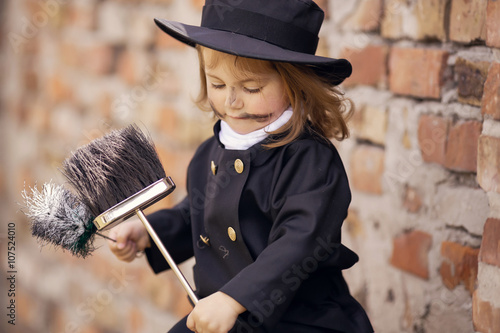 Konstfotografi Chimney Sweep Girl