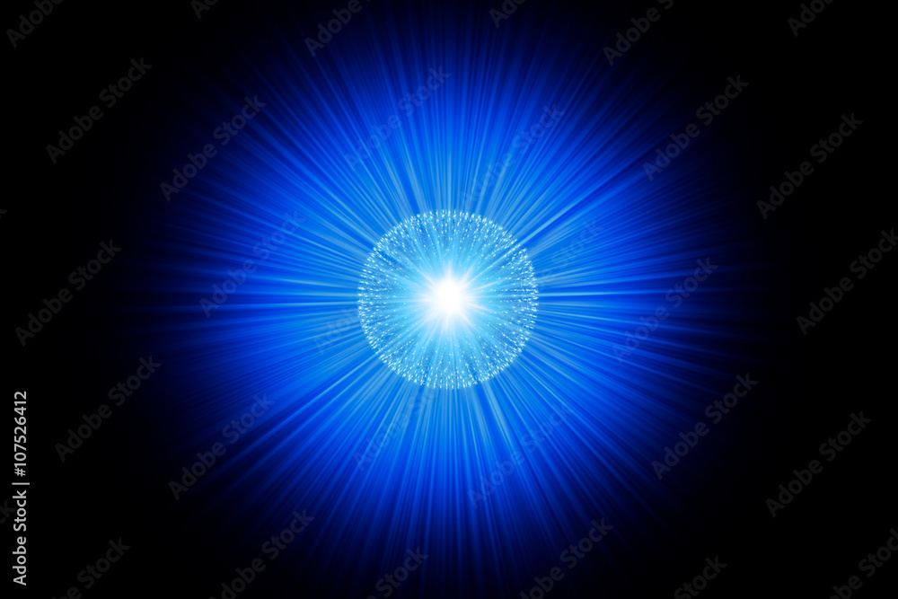 Nucleus of Atom Nuclear explode ray radiation light science abstract blur background. Nucleus of Atom Nuclear explode ray radiation light science abstract blur background.