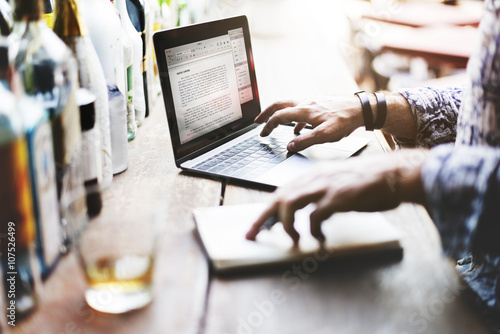 фотографія Lifestyle Hipster Relax Working Article Concept