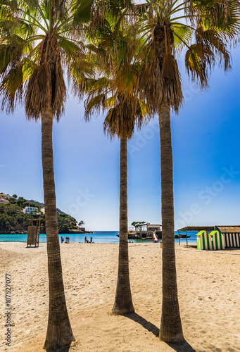 Spain Balearic Islands Majorca summer holiday at the beach photo