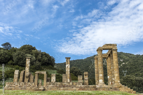 The archaeological area of Antas, Sardinia, Italy