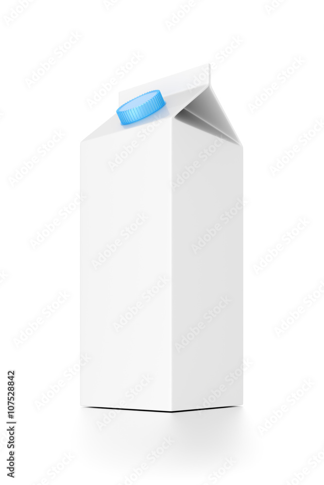 Milk or juice package isolated on white background. Milk or juice package isolated on white background.