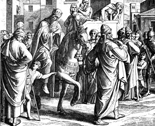 Mordecai Honored 1) Sacred-biblical history of the old and New Testament. two Hundred and forty images Ed. 3. St. Petersburg, 2) 1873. 3) Russia 4) Julius Schnorr von Carolsfeld