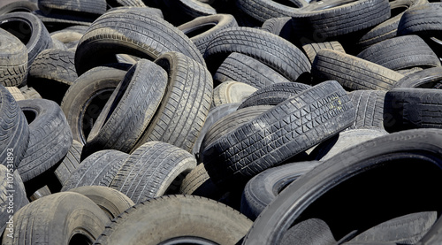 tires used worn for recycling waste management industry disposal