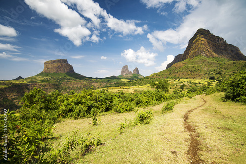 Photography The Simien mountains in northern Ethiopia