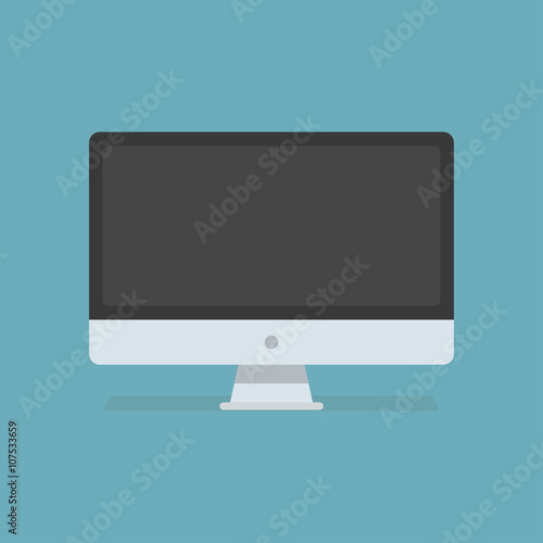 Computer flat icon