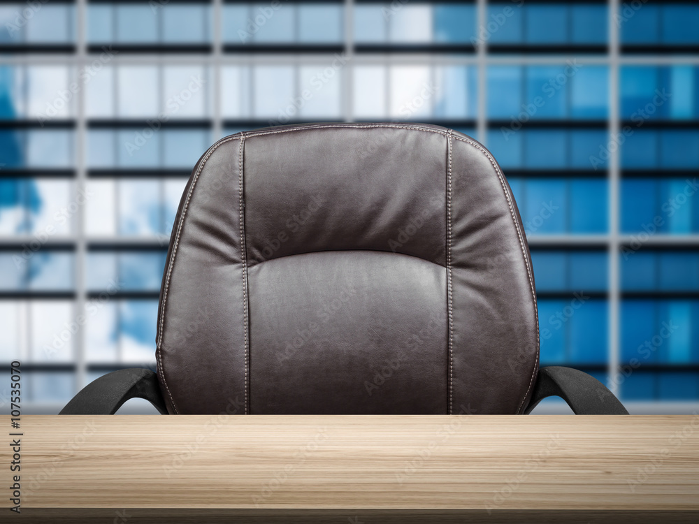office chair with office building background Stock Photo Adobe Stock