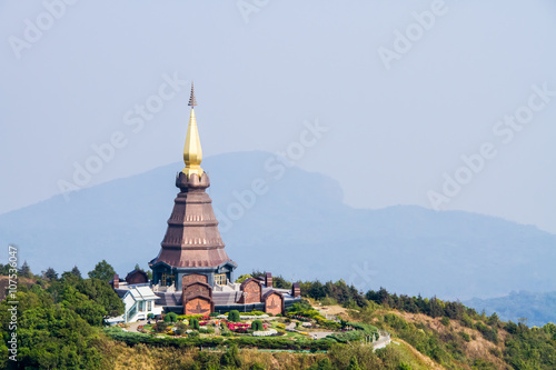 pagoda on Inthanon mountain chiangmai Thailand