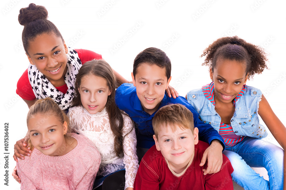 teenagers with different complexion together teenagers with different complexion together